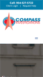 Mobile Screenshot of compassinvestigations.net